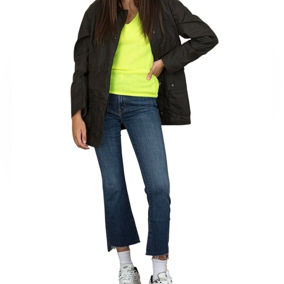 MOTHER Crop Step Fray Jeans Size 30 Premium Designer Denim - Picture 12 of 12